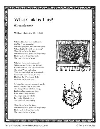 Greensleeves (What Child Is This?) Lyrics