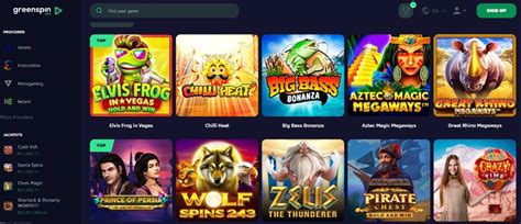 Greenspin slots Australia