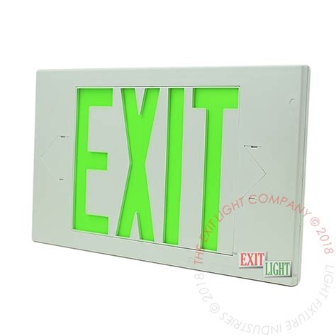 Greentorch LEC Exit Sign, on Designer Pages