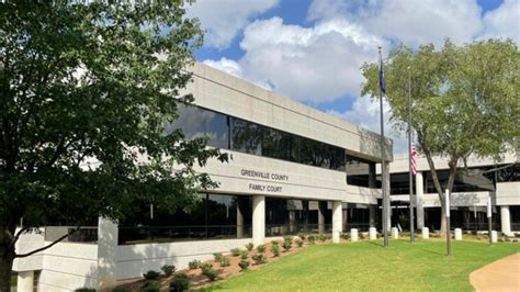 Brice Garrett Courthouse 305 E North St Greenville, SC 29601-2121 . Office: (864) 467-8551 Fax: (846) 467-8540 Family Court Contact. Mailing Address. Greenville County Family Court . 