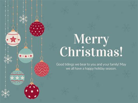 Greeting Card Free PowerPoint Template and Google Slides Theme