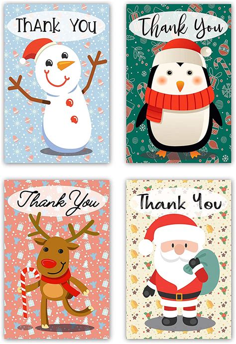 Greetingles Pack of 20 Charity Thank-You Cards and Envelopes