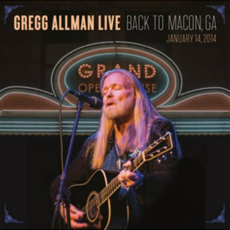 Gregg Allman Live: Back to Macon,Ga von Allman,Gregg