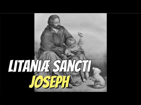 Gregorian Chant Lyrics - Litany of St Joseph - traditional Catholic ...