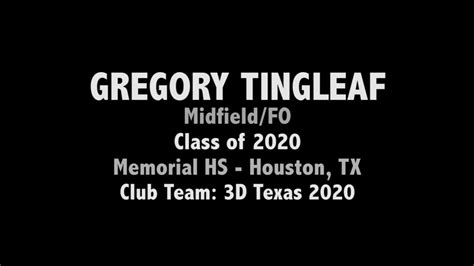 Gregory Tingleaf - Hudl