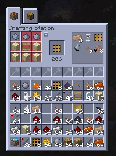 Gregtech crafting station. .  ...