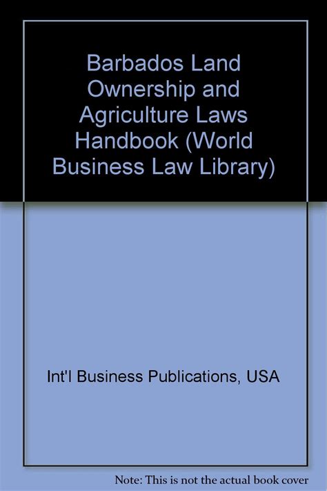 Grenada land ownership and agriculture laws handbook world business law. - Autobiografia, la - las escrituras del yo.