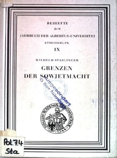 Grenzen der sowjetmacht im spiegel einer west ost begegnung hinter palisaden von 1945 1954. - Deutz fahr dx 3 65 service handbuch.