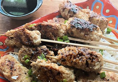 Gretchen’s table: Hey kids, wanna help make Japanese chicken meatball skewers?