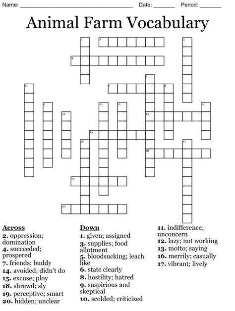 Mar 30, 2023 · Recent usage in crossword puzzles: Newsday - March 30, 2023; LA Times - July 8, 2022; Evening Standard Quick - May 20, 2022; Evening Standard Quick - Sept. 2, 2021 . 