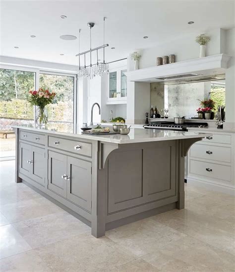 Grey Kitchen Islands & Carts You