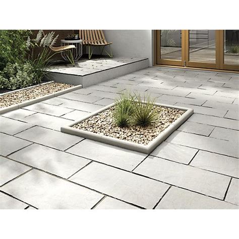 Grey Sandstone Garden Paving Slabs - Marshalls