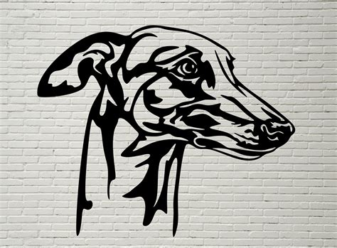 Greyhound Stencil - Etsy UK