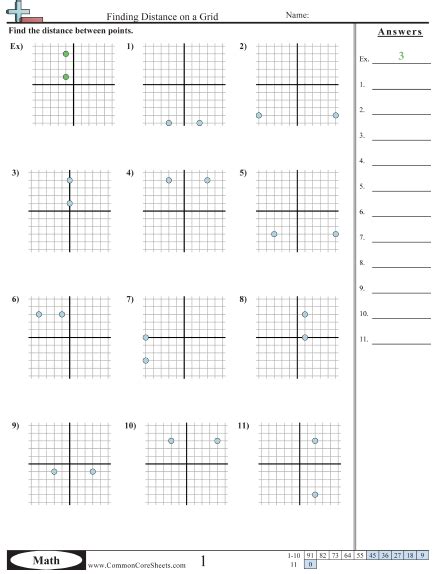 Grid Worksheets Free Distance Learning Worksheets And More Commoncoresheets