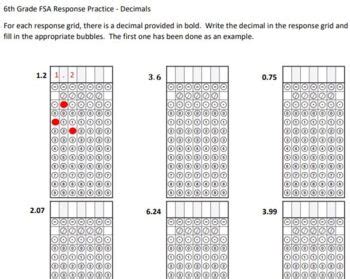Gridded Response Answer Sheets Generator