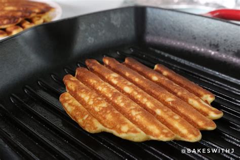 Griddle Pan Waffles (No Waffle Maker Needed) - BAKESWITHJ