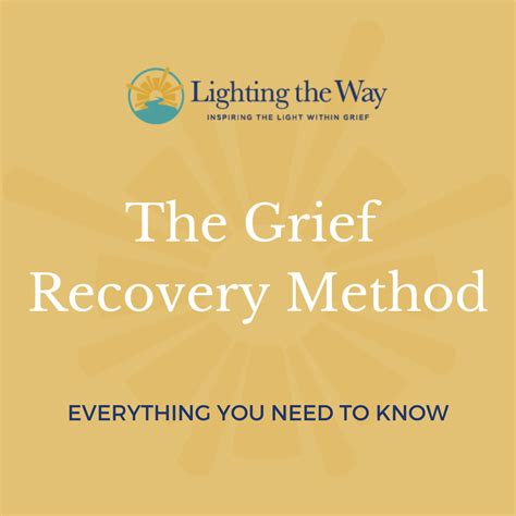 Grief recovery method. This program is for people who prefer to work one-on-one rather than in a group setting. The 7-session format utilizes the same proven materials as the group programs and can be completed in-person with a Grief Recovery Method Specialist specifically trained to help people move through loss with dignity and respect. Contact Specialist. 