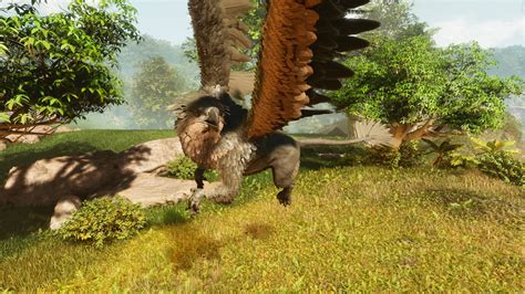 Griffin tame ark. The Griffin is one of the Creatures in ARK: Survival Evolved. It is one of the new Creatures from the Expansion Map Ragnarok. It is hard to tame and is not breedable. They are mythical creatures from Greek Mythology, portrayed as lions with the wings and head of a bird of prey. 