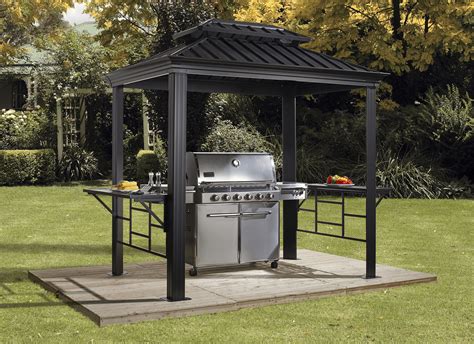Outsunny 10' x 12' Outdoor Gazebo, Patio Gazebo Canopy Shelter w/ Double Vented Roof, Zippered Mesh Sidewalls, Solid Steel Frame. 8. $227.69 - $263.99. When purchased online. Sold and shipped by Aosom. a Target Plus™ partner. Add to cart. of 7. Shop Target for grill gazebo canopy you will love at great low prices. . 