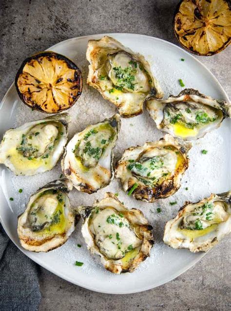 Grilled Oysters with White Wine Butter Sauce - Vindulge