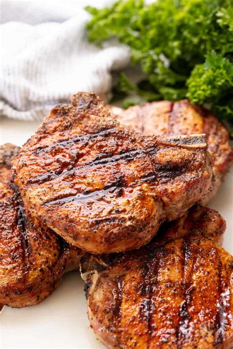 Grilled Pork Loin Chops