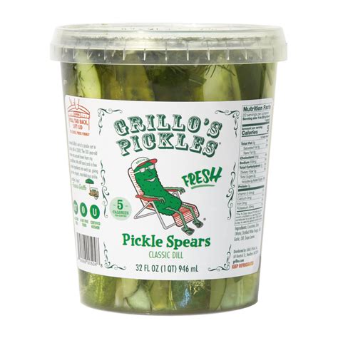 Grillo's pickles. In January, Grillo’s filed a complaint that claimed Wahlburgers fresh pickles, a direct grocery store competitor to Grillo’s, used a chemical preservative despite the brand’s claims that its product is “all natural.” The preservative was not noted on the ingredient list for Wahlburgers pickles. Grillo’s discovered the … 