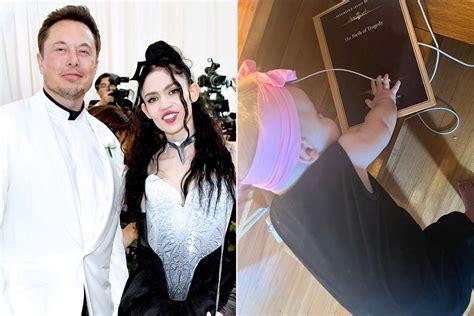 Grimes Shares Photo of Her and Elon Musk’s 9-Month …