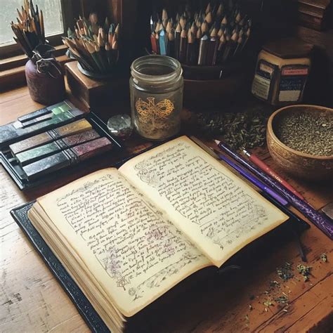 Grimoire aesthetic. .  ...