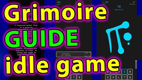 Grimoire idle guide. Things To Know About Grimoire idle guide. 