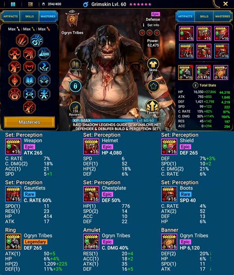 Grimskin raid. Compare champions - Grimskin vs Visix the Unbowed | raid.guide. RAID: shadow legends guides Unofficial fan site. Guides Champions Hero sets Compare Buffs Tools EN UK RU Help Ukraine Grimskin vs Visix the Unbowed. ... Grimskin: Tarry Fist. Formula: 3.4*DEF. Attacks 1 enemy. Has a 40% chance of placing a 30% [Decrease SPD] debuff for 2 turns. 
