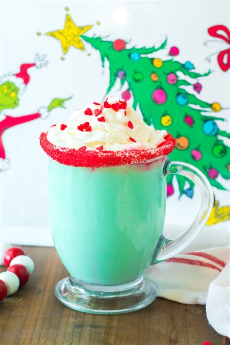 Grinch Hot Chocolate Wishes and Dishes