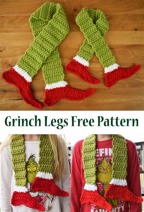 Grinch Scarf Crochet Pattern Free