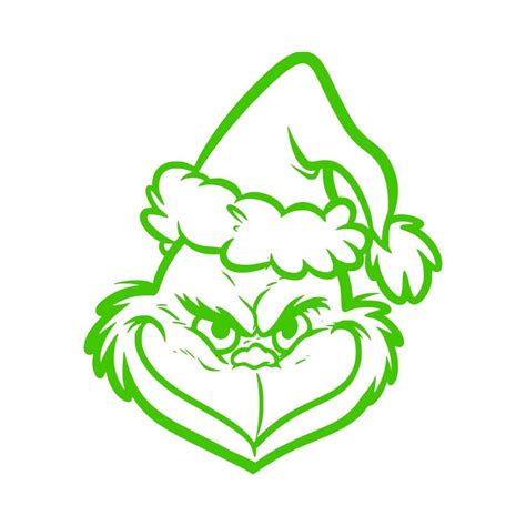 Grinch Template For Cricut