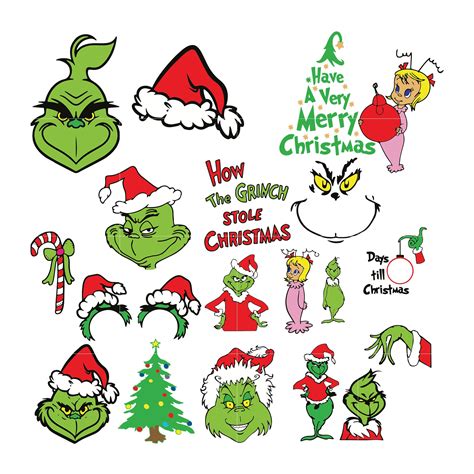 Grinch Face SVG, Christmas Svg, Grinch Cricut, Grinch Ornament Svg, G