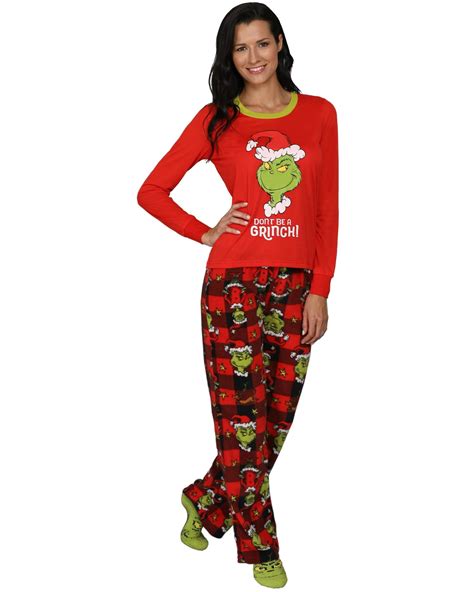 Find need-now Grinch pajamas, slippers, shirts, acces