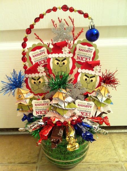 Grinch themed gift basket. Check out our grinch themed gifts selection for the very best in unique or custom, handmade pieces from our shops. 