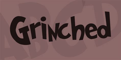Grinched Font · 1001 Fonts