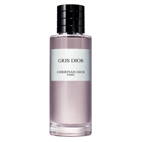 Gris dior perfume. Dhs. 520.00. The hair perfume from La Collection Privée Christian Dior dresses the hair with the chypre and faceted notes of Gris Dior while wrapping it in a luminous veil of beauty. In one elegant step, the hair perfume for women or men enhances the hair with the intense trail of Gris Dior, a bold mix of woody and floral accords. 