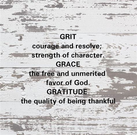 Grit, Grace and Gratitude Day 1