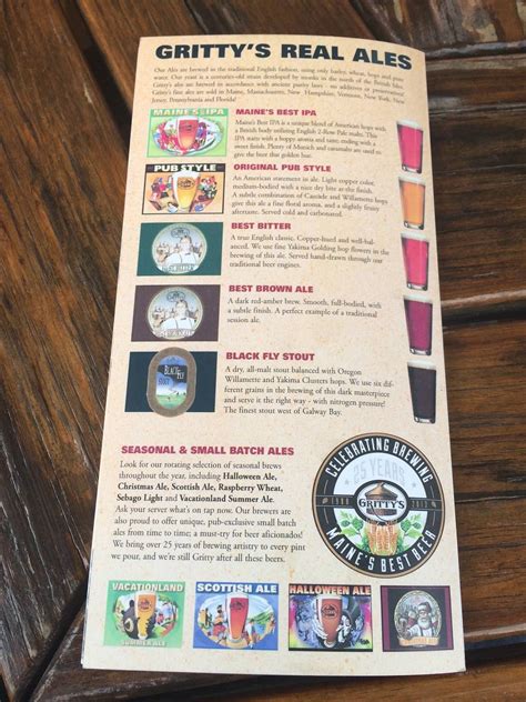 Gritty mcduff's brew pub menu. Details. Reviews. Social Feed. Events. Gritty’s Portland Brew Pub is the perfect place to experience the ambiance of Portland’s Old Port. Since 1988, Gritty’s … 