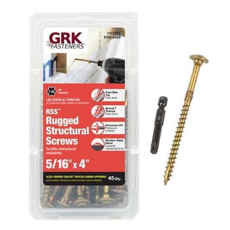 Grk structural screws home depot.  GRK&rsquo;s Climatek&trade; coating, ...