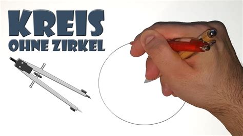 Großen kreis ohne zirkel