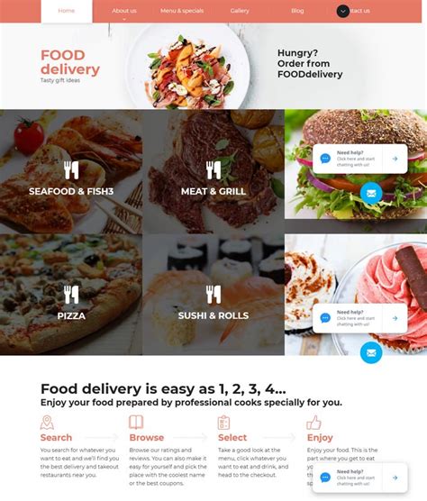 Grocery Delivery Website Templates ThemeForest