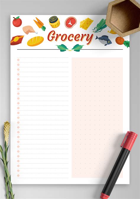 Grocery Template