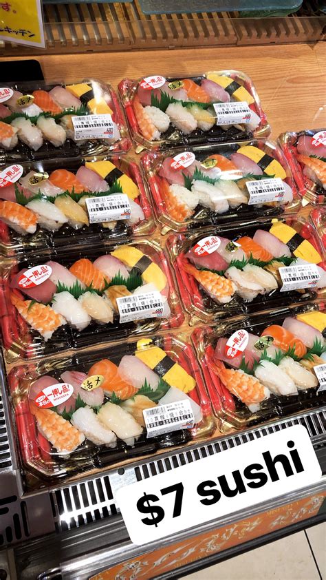 Grocery store sushi. The answer is yes. Store purchased sushi is just as safe as store bought potato salad or deli meats. In fact, there have been fewer problems with contamination of sushi than chicken or hamburgers. You have a greater chance of becoming ill from the rice than the raw fish, but then the rice is mixed with vinegar which inhibits the growth of … 