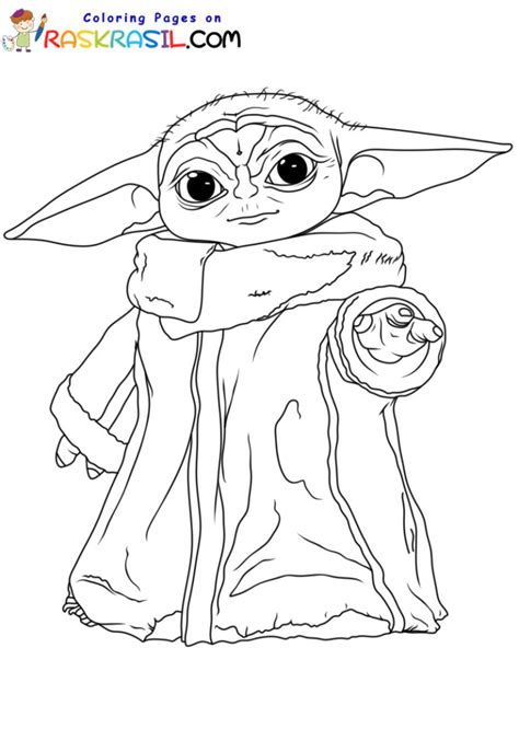 Grogu Coloring Book Coloring Pages