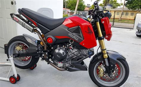 2014 Honda Grom 300 Swap. 3578 Views 5 Replies 4 Participants Last post by BiG Chris, Feb 25, 2021 Jump to Latest ... CB300F Swap | Yoshi / Chimera Exhaust | Koso Dash | Brembo P32s w/ VEE Rotors | Ohlins Suspension | Carbon Fiber Everything. Reply. Save. Like. Reactions: 4.. 