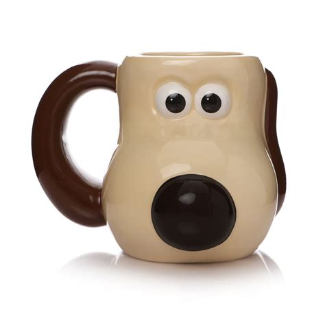 Gromit mug. Half Moon Bay Gromit Mug | Wallace and Gromit Mug | Ceramic Coffee Mug | 3D Shaped Coffee Cup & Tea Mug | Funny Mugs for Men | Novelty Mug Large Mug | Wallace and Gromit Gifts | Novelty Gifts for Men. Ceramic. 4.8 out of … 