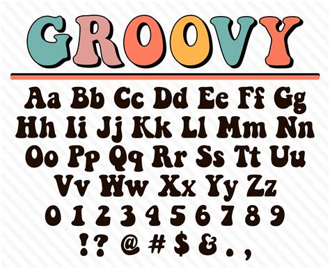 Groovy Font Groovy Retro Font Groovy Script Font Groovy 70s Font Groovy