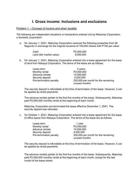 Gross income inclusion and exclusion study guide. - Metafisica 4 en 1 vol iii spanish edition.